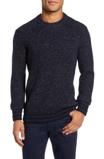 Men's Ted Baker London Textured Raglan Sweater (s) - Blue