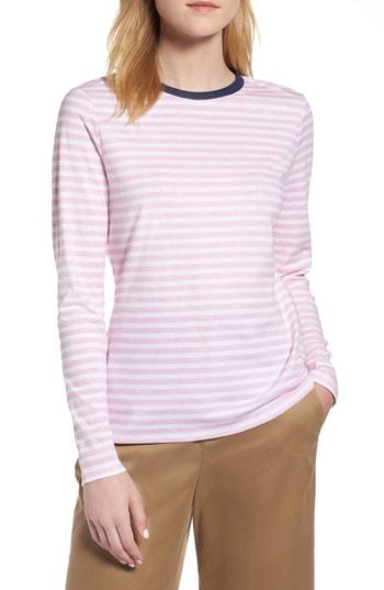 Women's 1901 Long Sleeve Ringer Tee - Purple