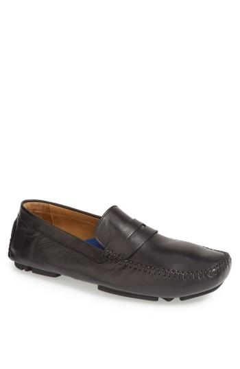 Men's Robert Zur 'sven' Penny Loafer .5 M - Black