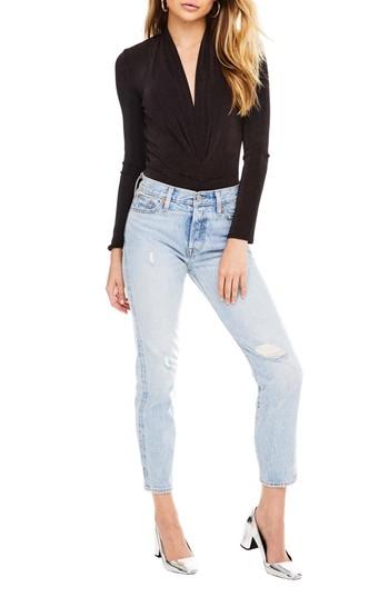 Women's Astr The Label Emery Bodysuit - Grey