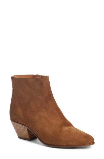 Women's Isabel Marant Dacken Stacked Heel Bootie Us / 35eu - Brown