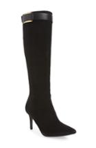 Women's Calvin Klein Glydia Stiletto Knee High Boot .5 M - Black