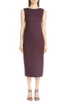 Women's Adam Lippes Double Face Wool Sheath Dress