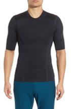 Men's Under Armour Perpetual Half Sleeve Fitted Shirt, Size - Black