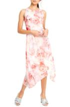 Women's Wallis Pastel Rose Handkerchief Hem Dress