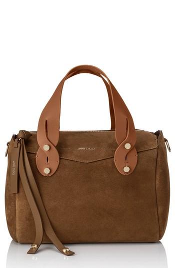 Jimmy Choo Small Allie Nappa Leather Bowling Bag -