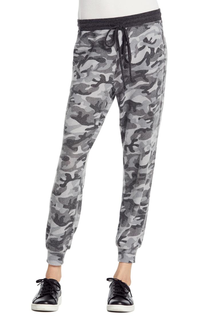 Women's Michael Stars Camo Print Drawstring Pants