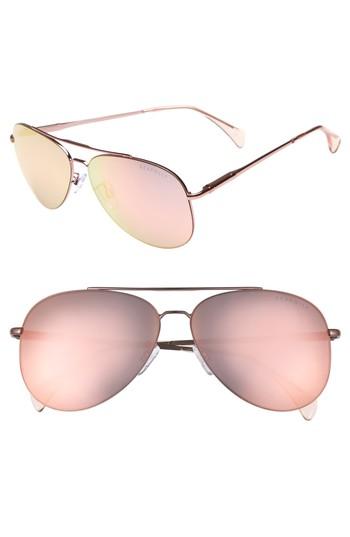 Women's Seafolly Hiva Oa 58mm Aviator Sunglasses - Pearl