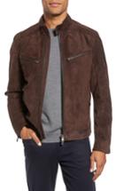 Men's Boss T-nalok Suede Jacket R - Brown