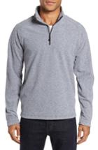 Men's Nordstrom Men's Shop Quarter Zip Fleece Pullover - Grey