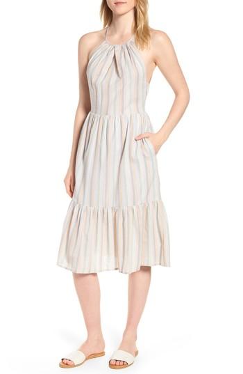 Women's Lucky Brand Pastel Stripe Dress - Coral