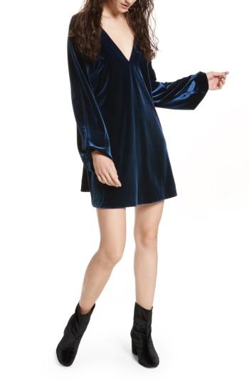 Women's Free People Misha Velvet Minidress