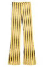 Women's Topshop Stripe Flare Trousers Us (fits Like 0) - Yellow