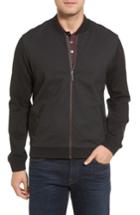 Men's Ted Baker London Badford Baseball Jacket (l) - Black