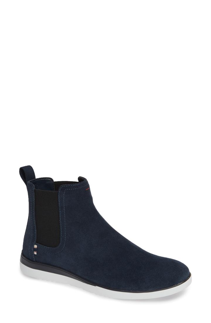 Women's Ed Ellen Degeneres Alvarie Chelsea Bootie .5 M - Blue