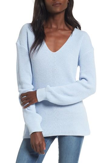 Women's Bp. V-neck Sweater - Blue