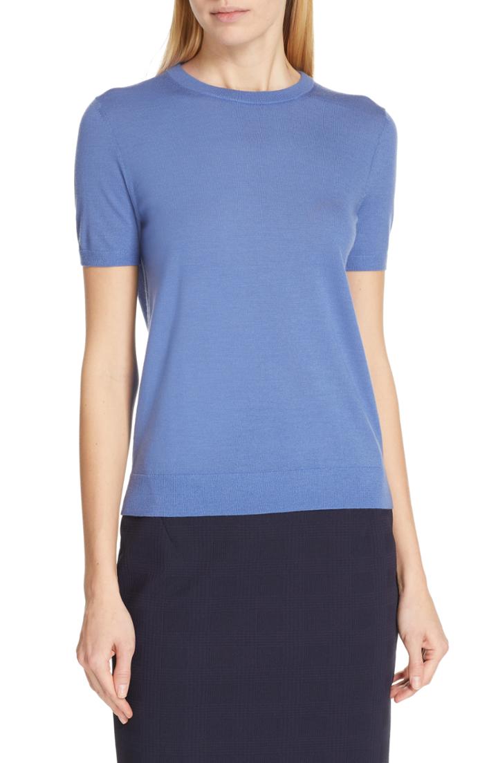 Women's Boss Wool Sweater - Blue