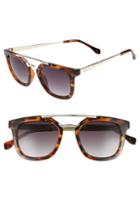 Women's Seafolly Del Mar 49mm Tortiseshell Aviator Sunglasses -