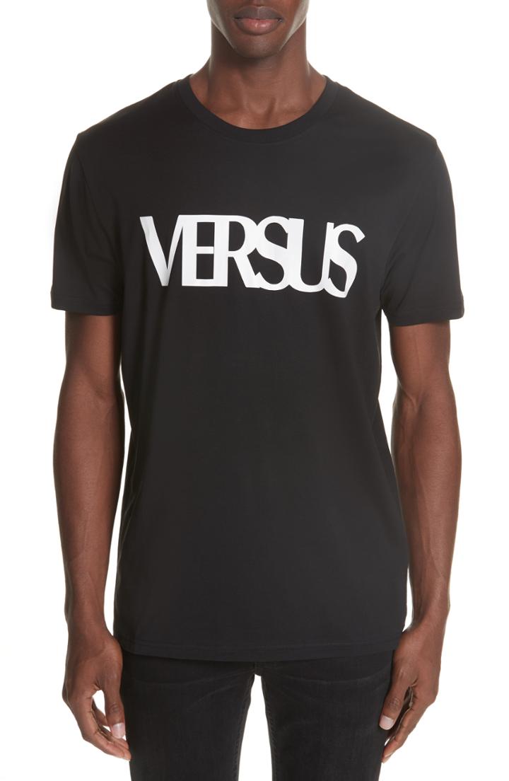Men's Versus Versace Bruce Weber Graphic T-shirt, Size - Black