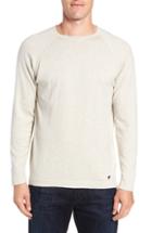 Men's Stone Rose Trim Fit Crewneck Sweater, Size - Beige