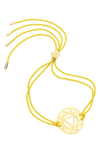 Women's Daisy London 'solar Plexus Chakra' Cord Bracelet