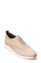 Women's Cole Haan 2.zer?grand Stitchlite Wingtip Sneaker .5 B - Beige