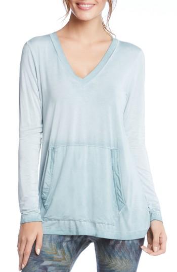 Women's Karen Kane V-neck Tee - Blue