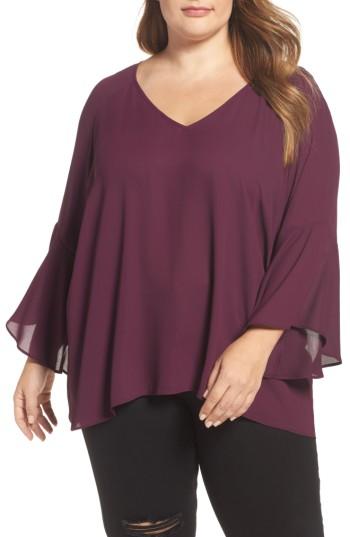 Women's London Times Bell Sleeve Blouse