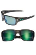Men's Oakley 'turbine(tm)' 65mm Polarized Sunglasses - Grey Smoke/ Jade Iridium