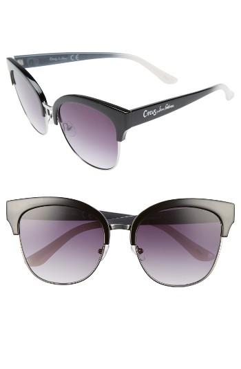 Women's Circus By Sam Edelman 52mm Retro Sunglasses - Black/ Grey