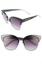 Women's Circus By Sam Edelman 52mm Retro Sunglasses - Black/ Grey