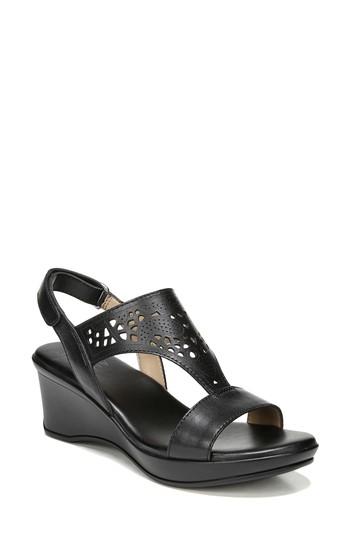 Women's Naturalizer Veda Wedge Sandal N - Black