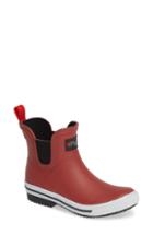 Women's Pajar Tina Waterproof Chelsea Rain Boot -6.5us / 37eu - Red