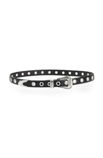Women's Toga Western Buckle Belt, Size - Black