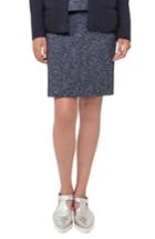 Women's Akris Punto Jacquard Miniskirt - Blue