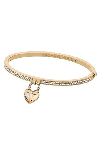 Women's Michael Kors Crystal Hinge Bangle