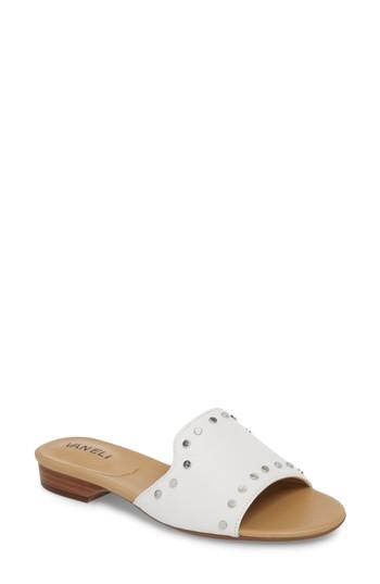 Women's Vaneli Bonet Slide Sandal M - White