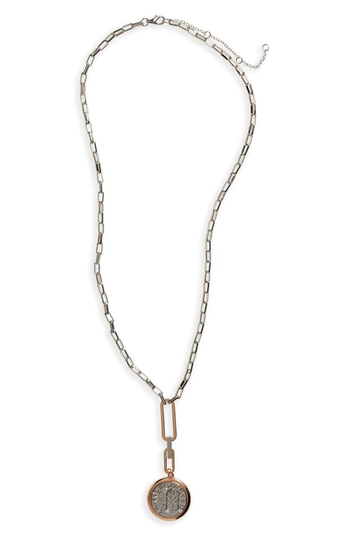 Women's Bp. Medallion Chainlink Y-necklace