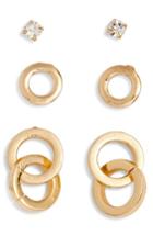 Women's Loren Olivia Circle 3-pack Assorted Earrings