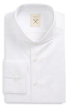 Men's Strong Suit Trim Fit Solid Twill Dress Shirt R - White