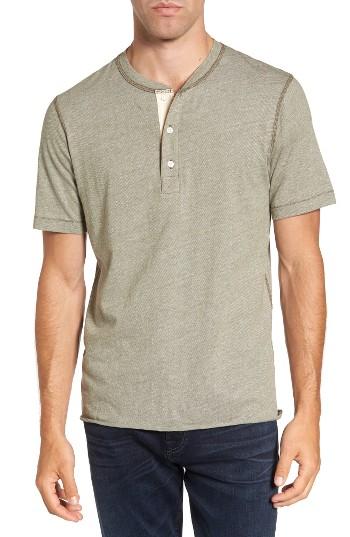 Men's Billy Reid Hunter Henley - Grey