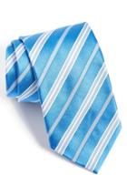 Men's David Donahue Stripe Silk Tie