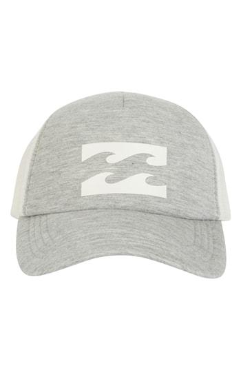 Women's Billabong Wave Graphic Trucker Hat - Grey