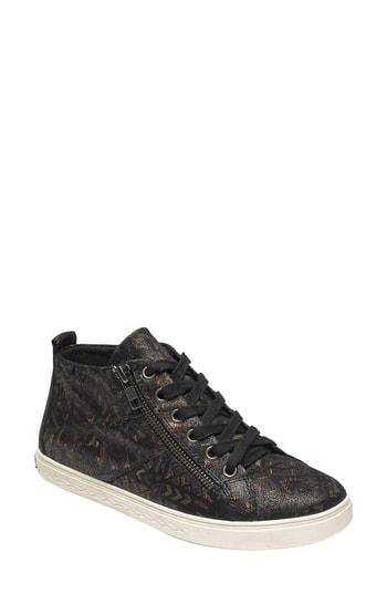 Women's Rockport Cobb Hill Willa High Top Sneaker M - Black