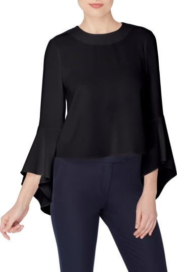 Women's Catherine Catherine Malandrino Timber Bell Sleeve Blouse - Black