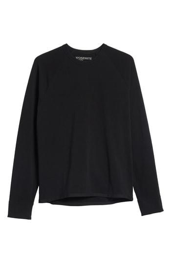Men's James Perse Long Sleeve Graphic T-shirt (xs) - Black