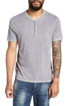 Men's John Varvatos Star Usa Fit Henley, Size X-small - Purple