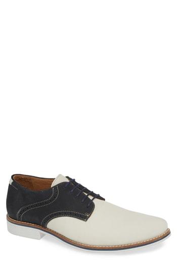 Men's 1901 Carmel Saddle Shoe M - White