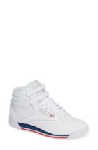 Women's Reebok Freestyle Hi Sneaker .5 M - White