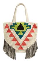 Sole Society Medium Milah Woven Tote - Beige